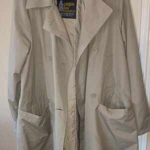 London Fog Light Tan Overcoat